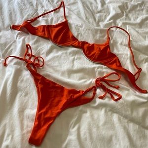 Orange Bikini Set